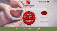 Desktop Screenshot of healingheartscares.com