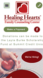 Mobile Screenshot of healingheartscares.com